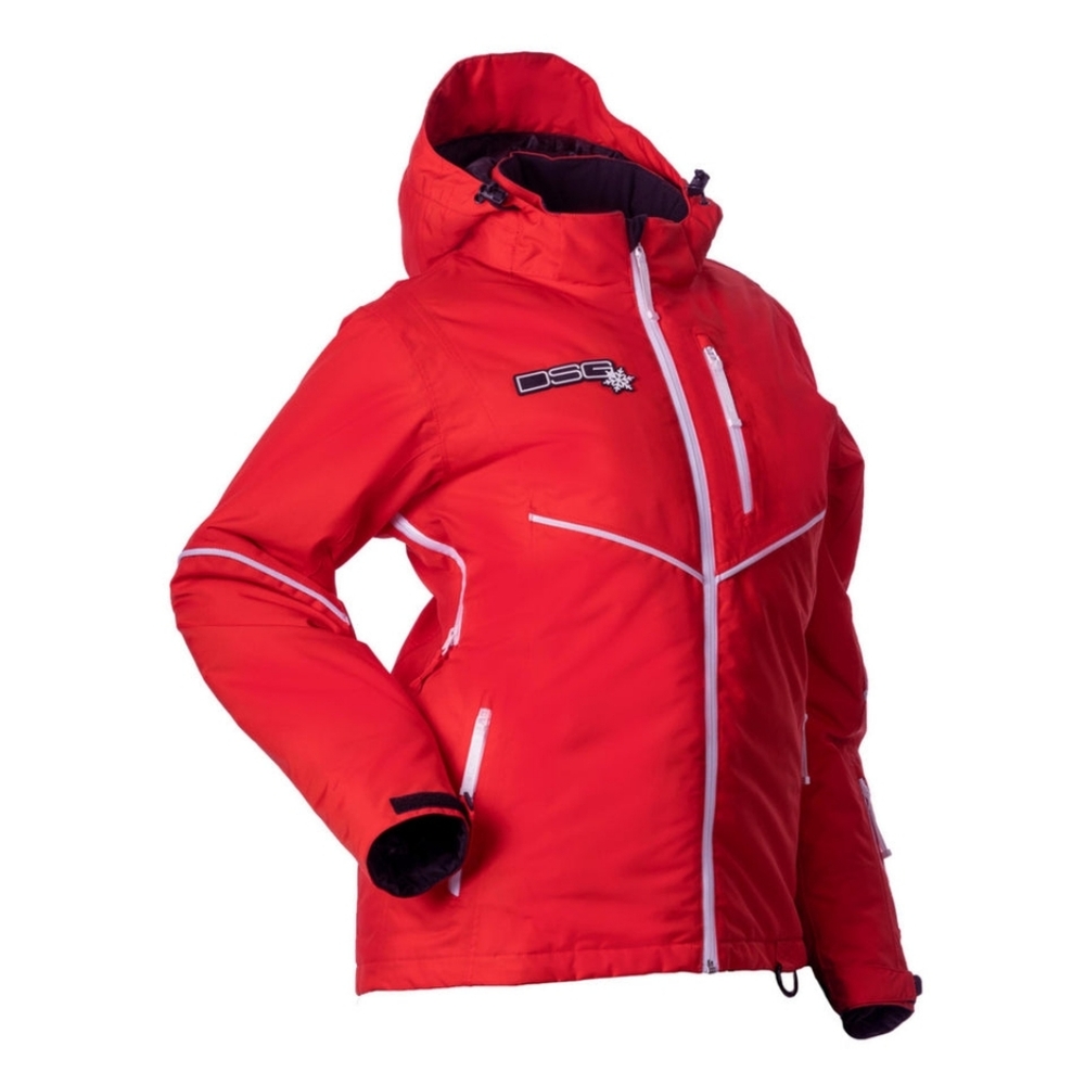 DSG Vibrant Red Womens Trail Elite Jacket Brand New W/O Tags Size- Large